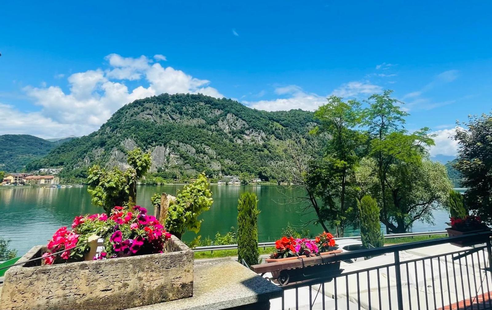 Hotel Grotto Bagat Lavena Ponte Tresa Kültér fotó